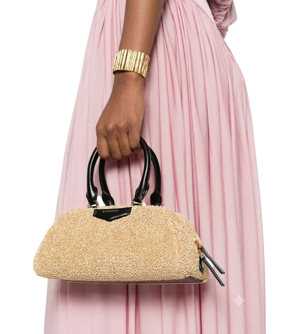 Beige Antigona Mini Satchel 5