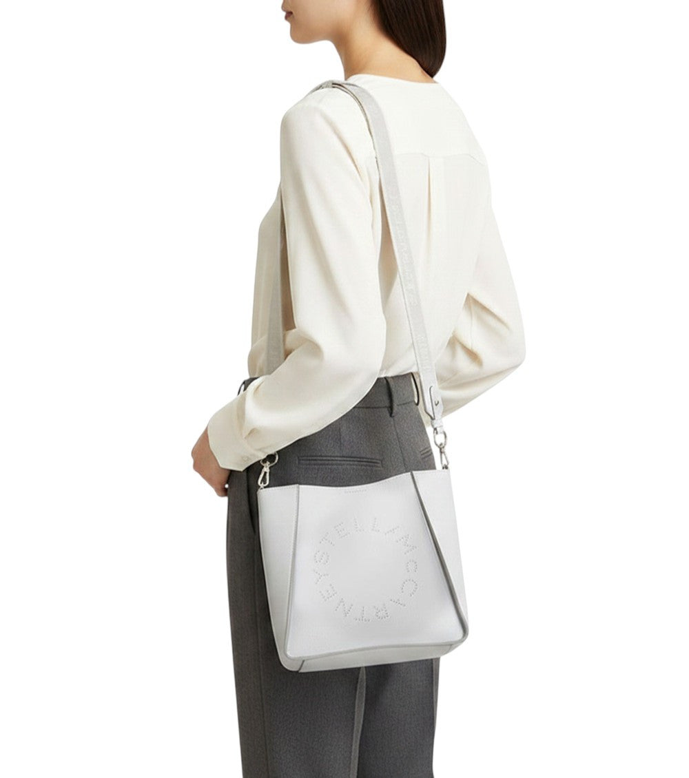 Light Grey Logo Small Crossbody Bag 6
