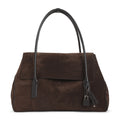 Dark Brown Eclipse Large Tote 1