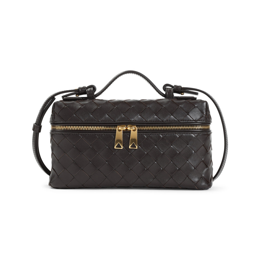 Dark Brown Bang Bang Crossbody Bag 1
