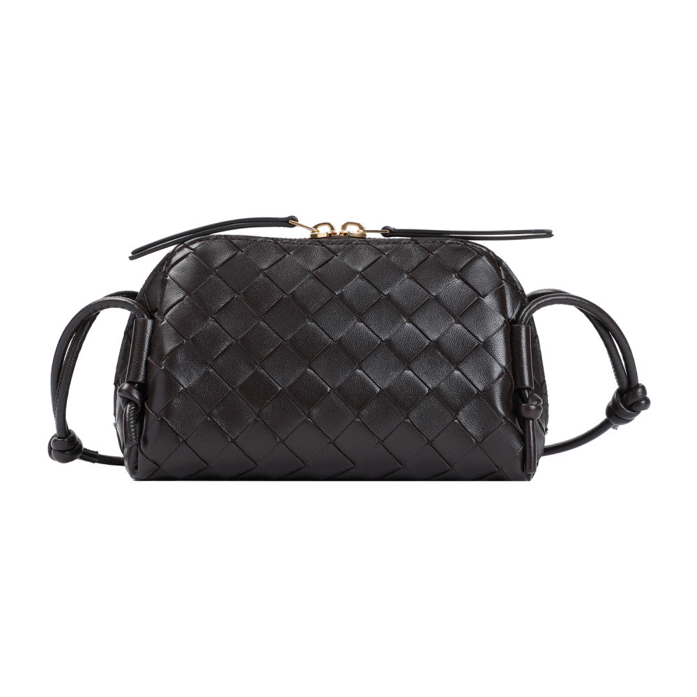 Dark Brown Fondant Crossbody Bag 1