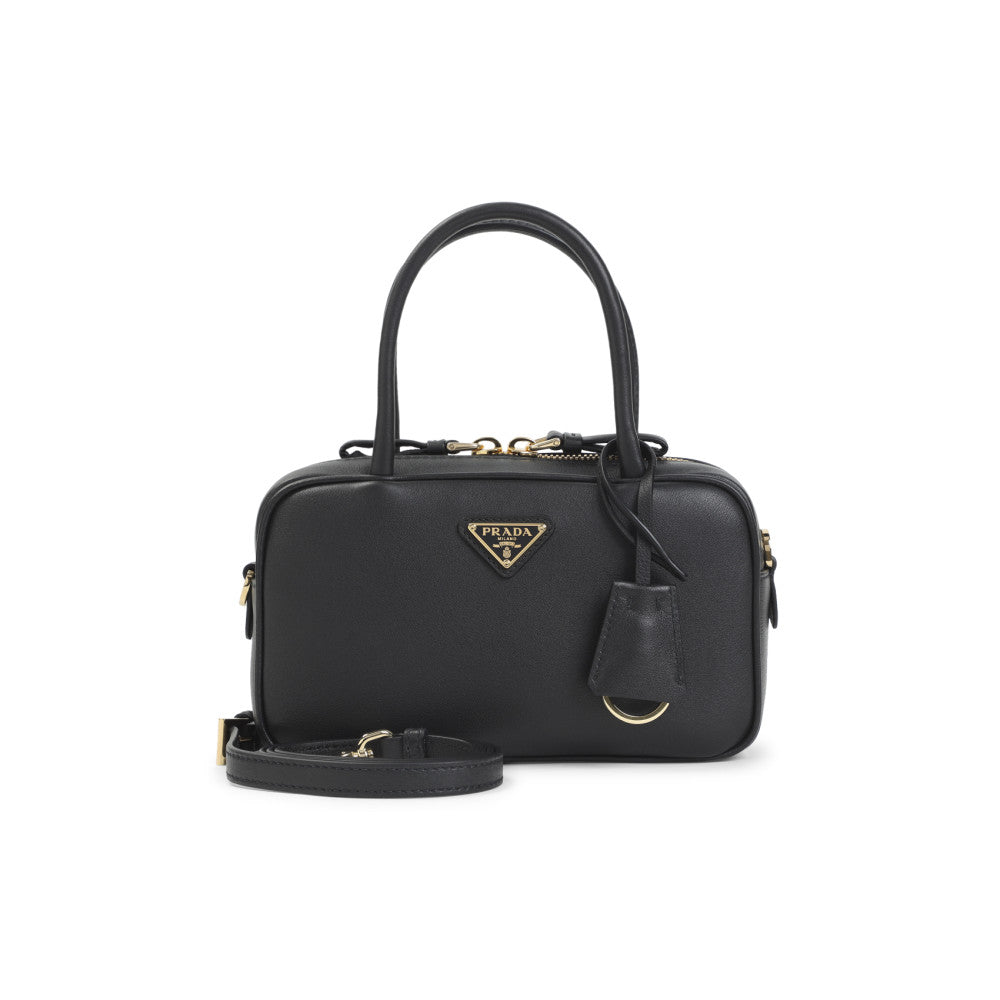 Black Logo Satchel 1