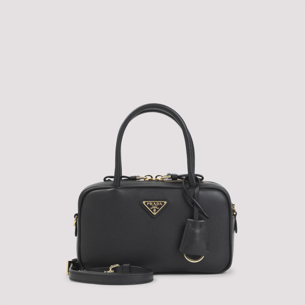 Black Logo Satchel 2