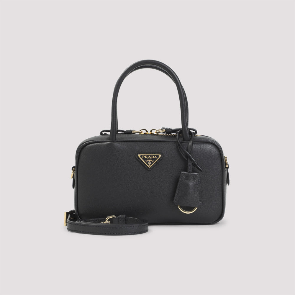 Black Logo Satchel 3