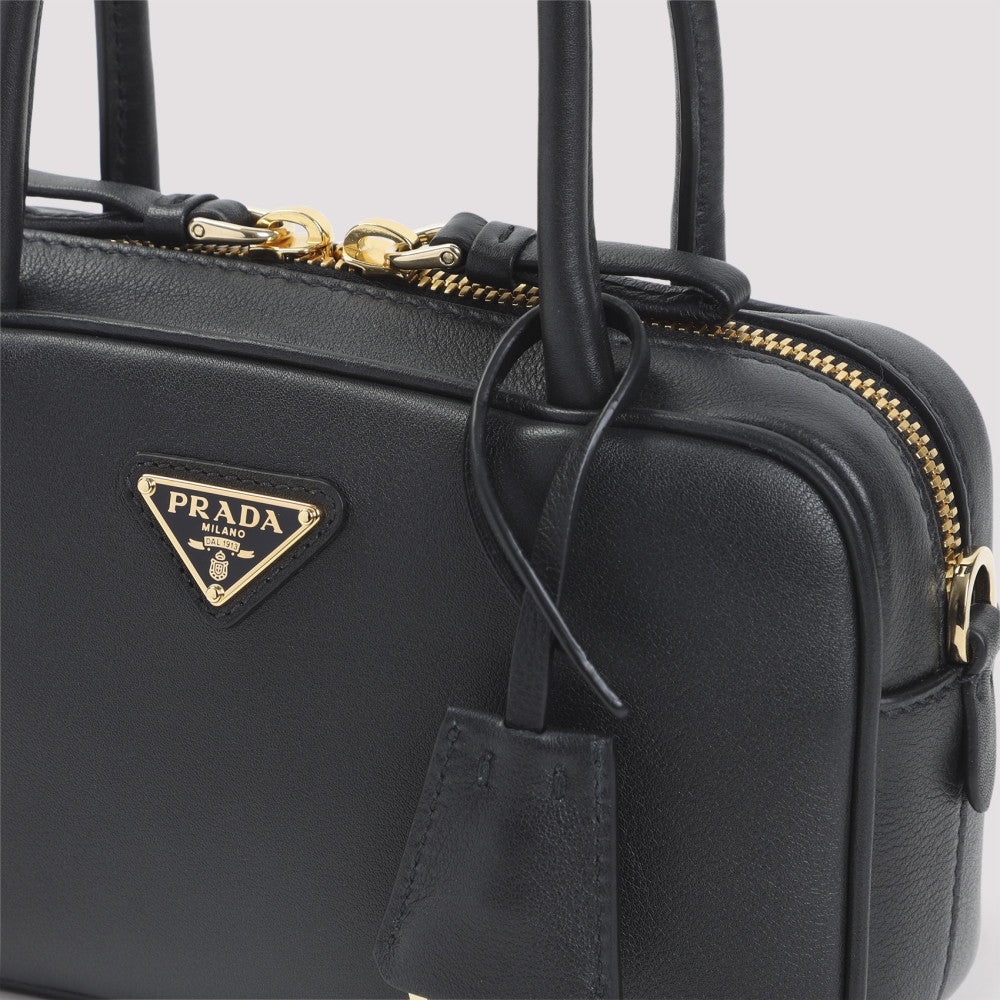 Black Logo Satchel 5