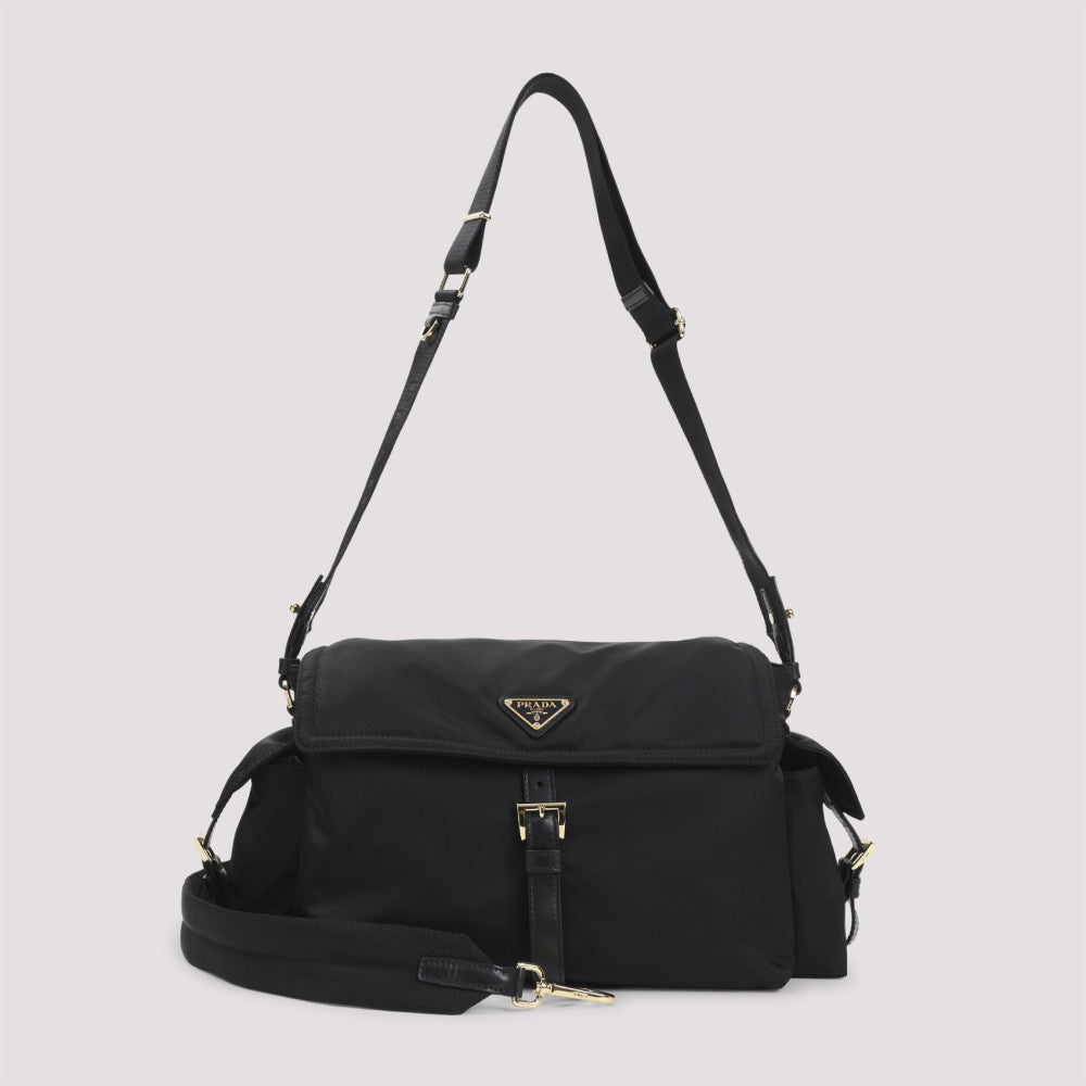 Black Logo Shoulder Bag 2