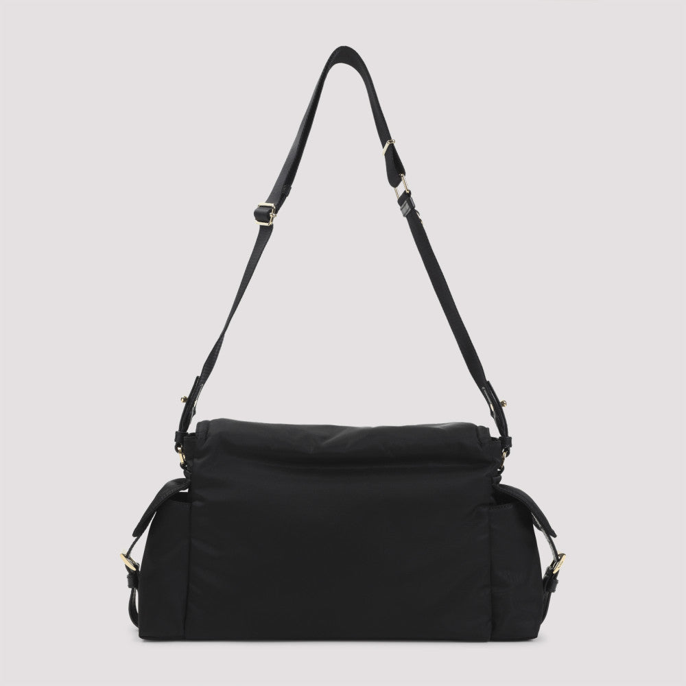 Black Logo Shoulder Bag 4