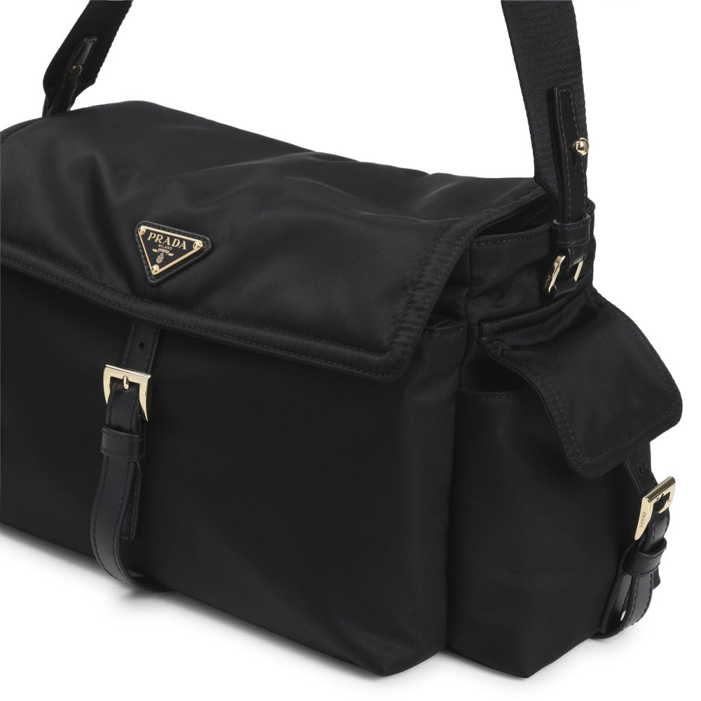 Black Logo Shoulder Bag 5