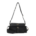 Black Logo Medium Shoulder Bag 1