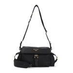 Black Logo Medium Shoulder Bag 1