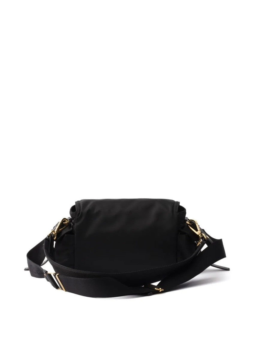 Black Logo Medium Shoulder Bag 2