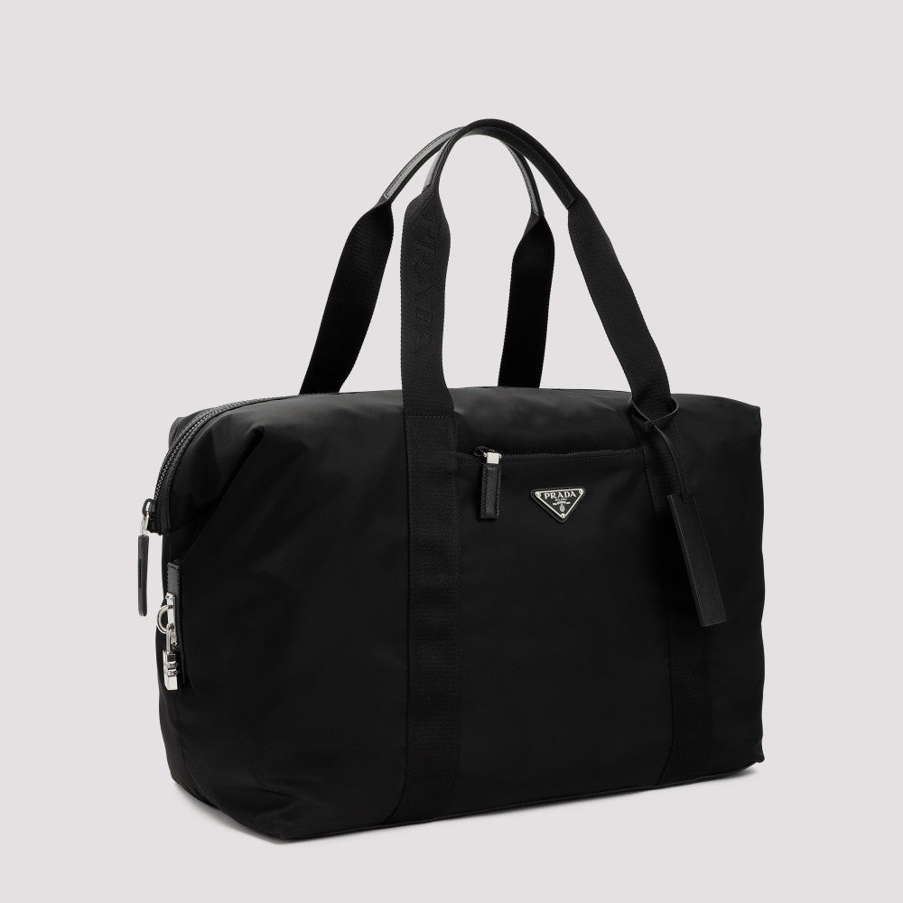 Black Logo Duffle Bag 4