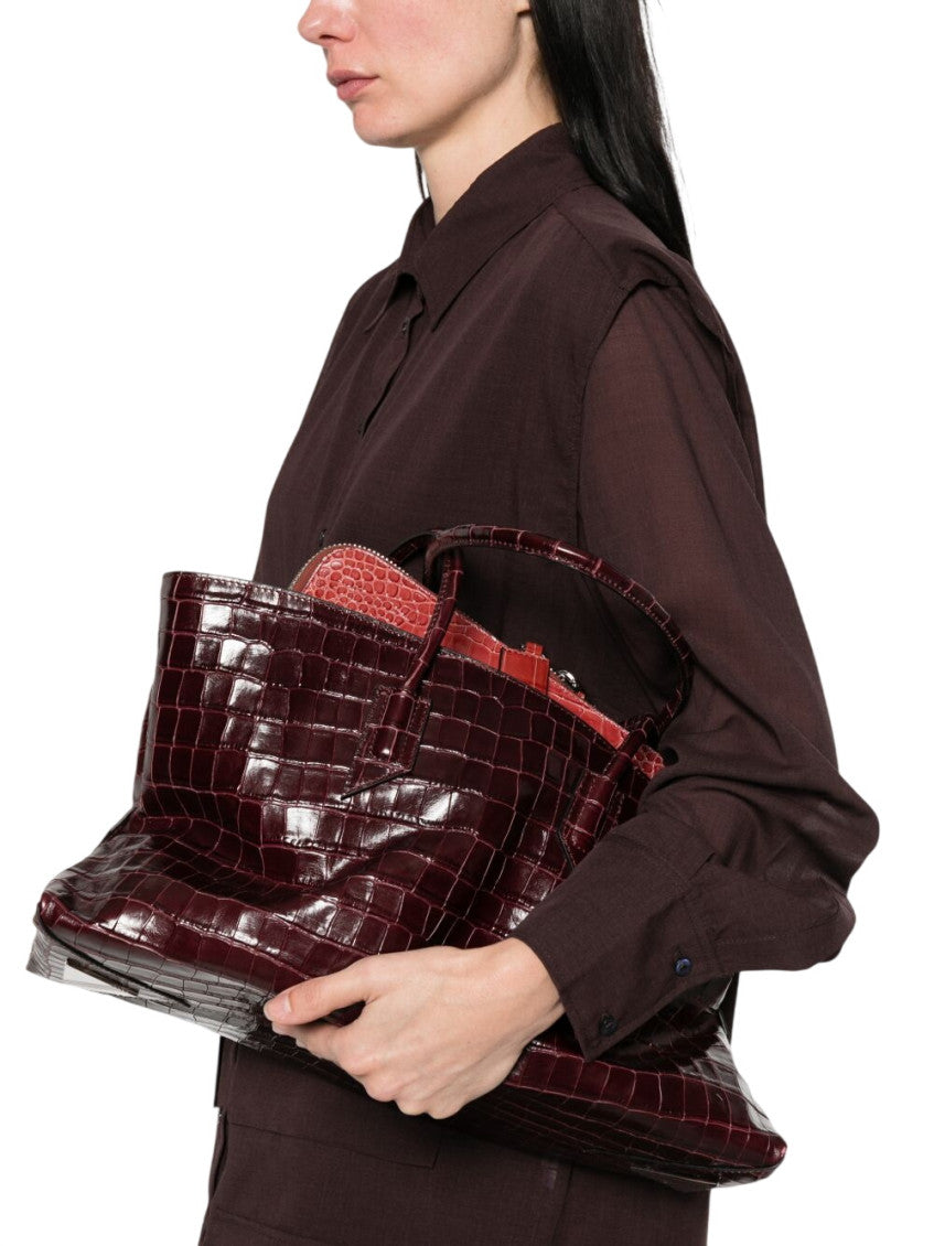 Red La Passeggiata Medium Tote 5
