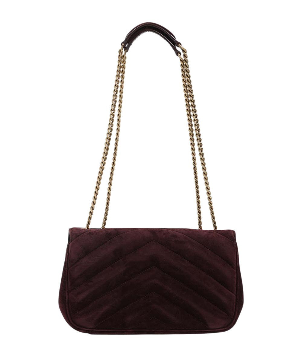 Maroon Loulou Small Shoulder Bag 2
