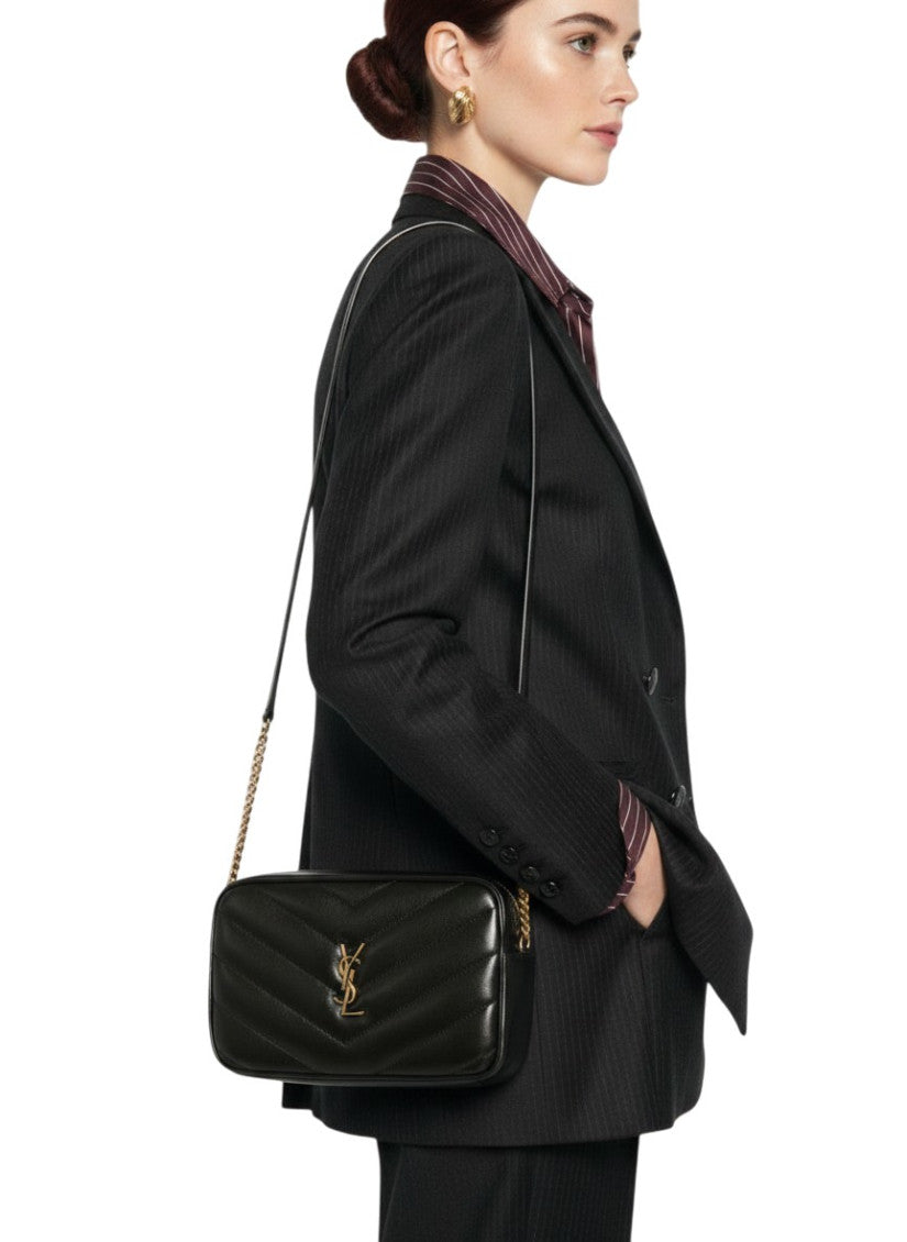 Black Loulou Small Crossbody Bag 6