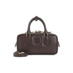 Dark Brown Arcadie Satchel 1
