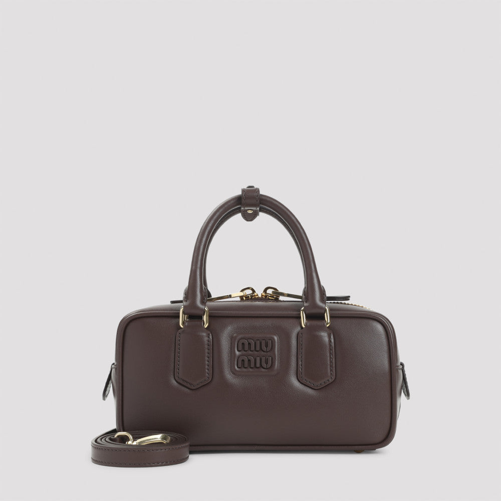 Dark Brown Arcadie Satchel 2