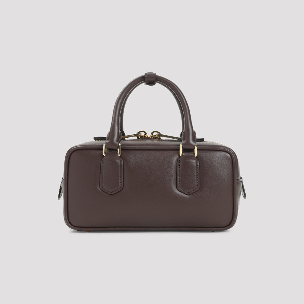 Dark Brown Arcadie Satchel 4