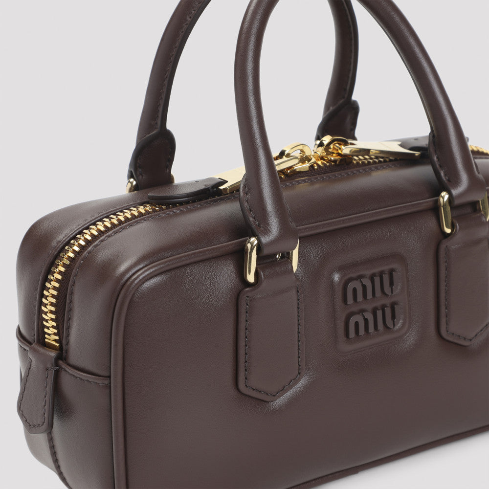 Dark Brown Arcadie Satchel 5