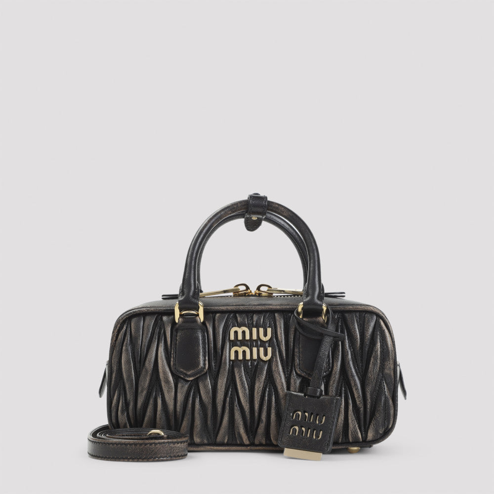 Dark Brown Logo Satchel 2