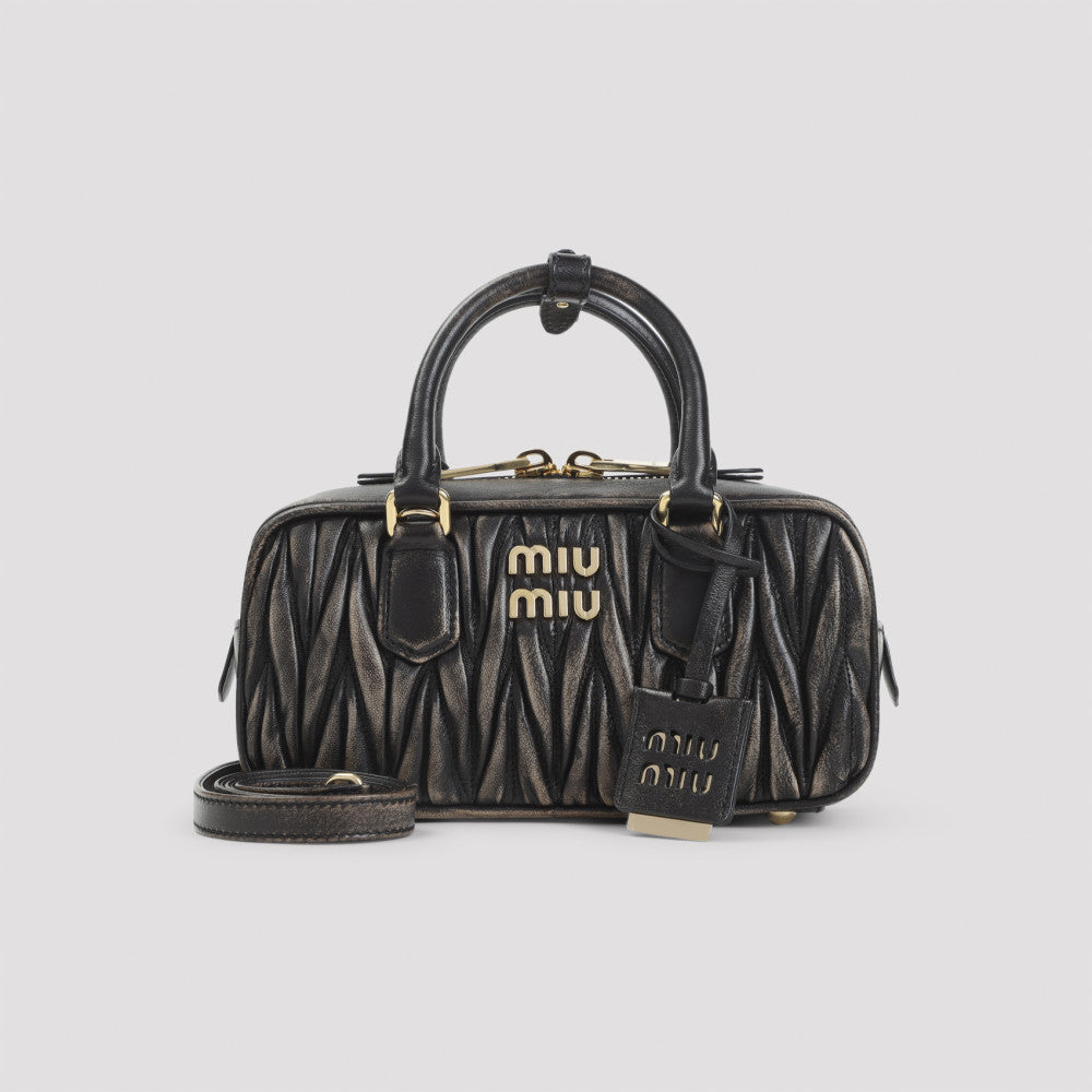 Dark Brown Logo Satchel 3