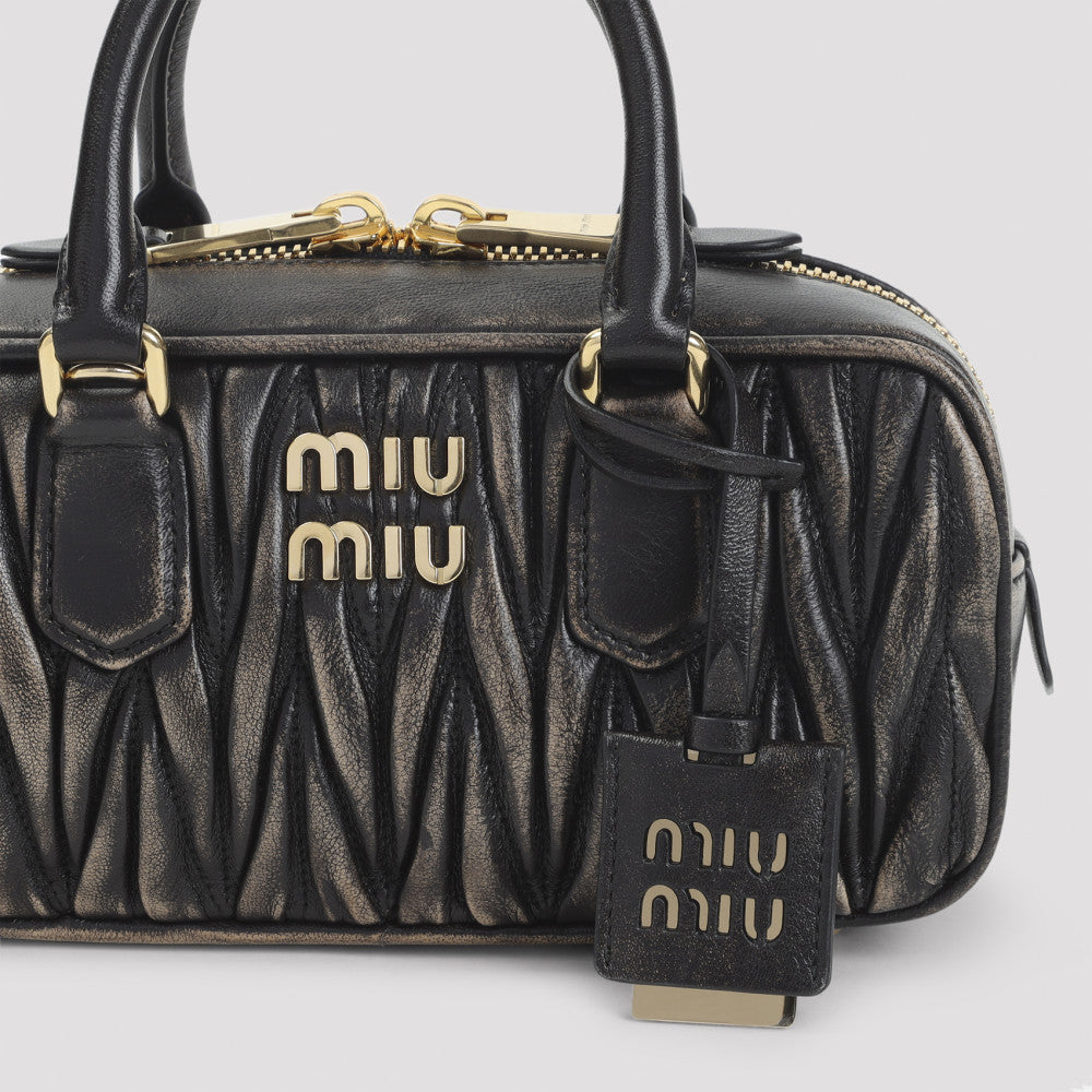 Dark Brown Logo Satchel 5