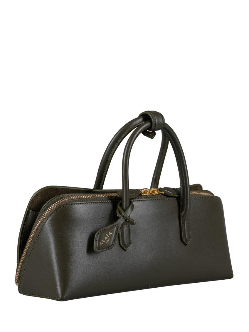 Dark Green Delta Small Satchel 2