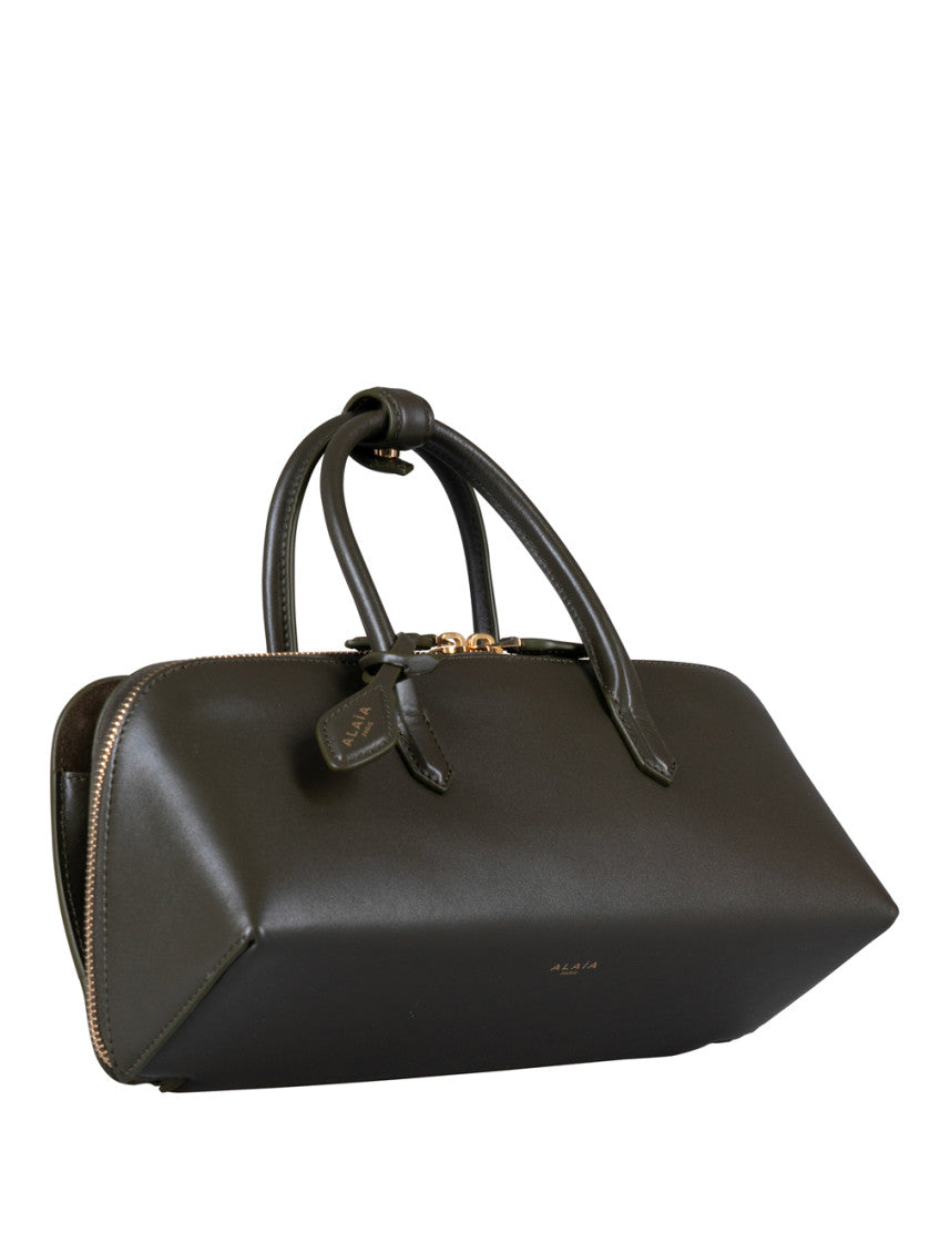 Dark Green Delta Small Satchel 3