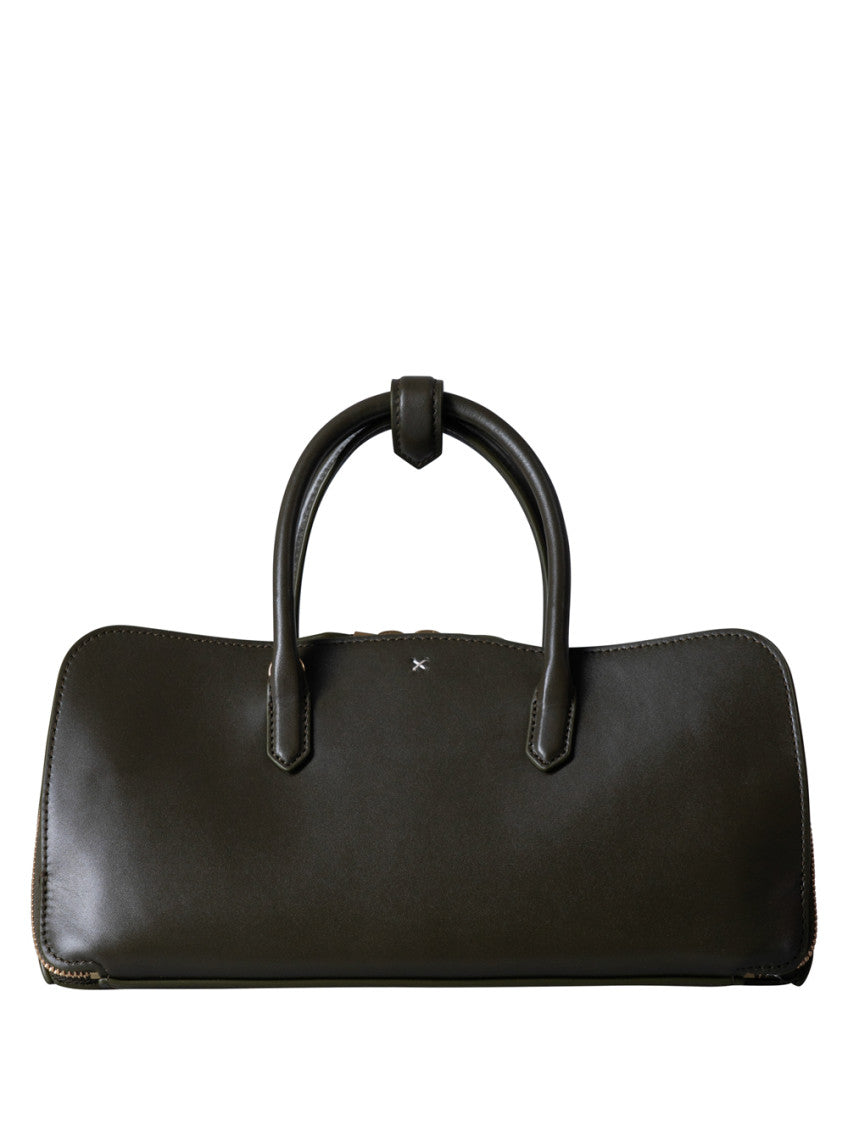 Dark Green Delta Small Satchel 5