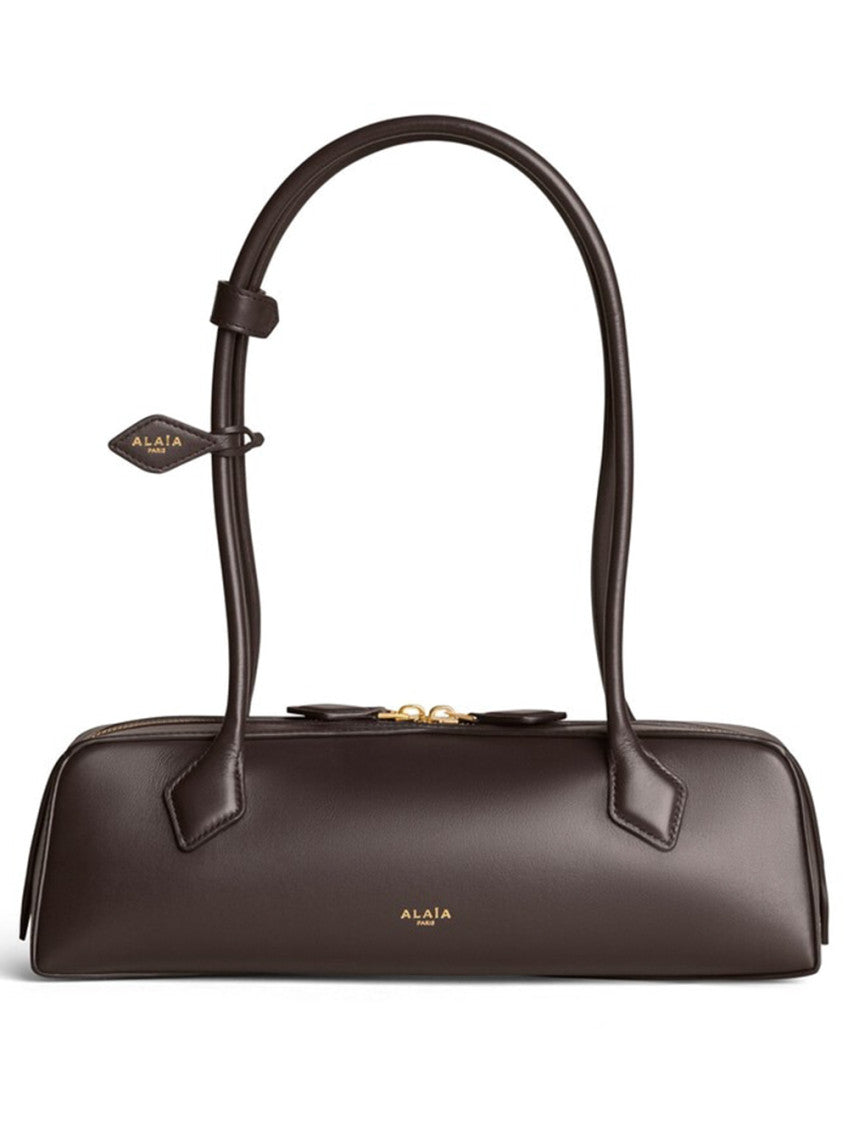 Dark Brown Le Teckel Medium Shoulder Bag 1
