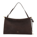 Dark Brown Le Click Large Shoulder Bag 1