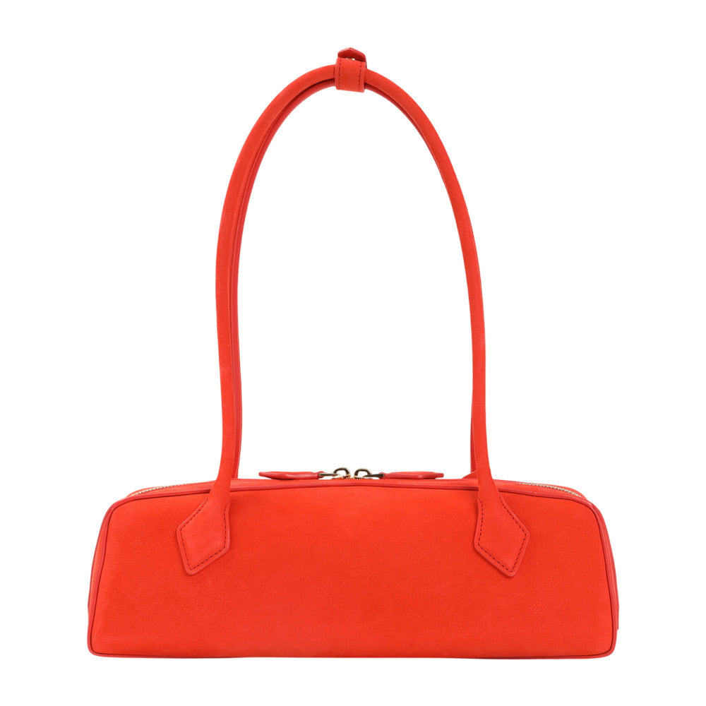 Orange Le Teckel Medium Shoulder Bag 2