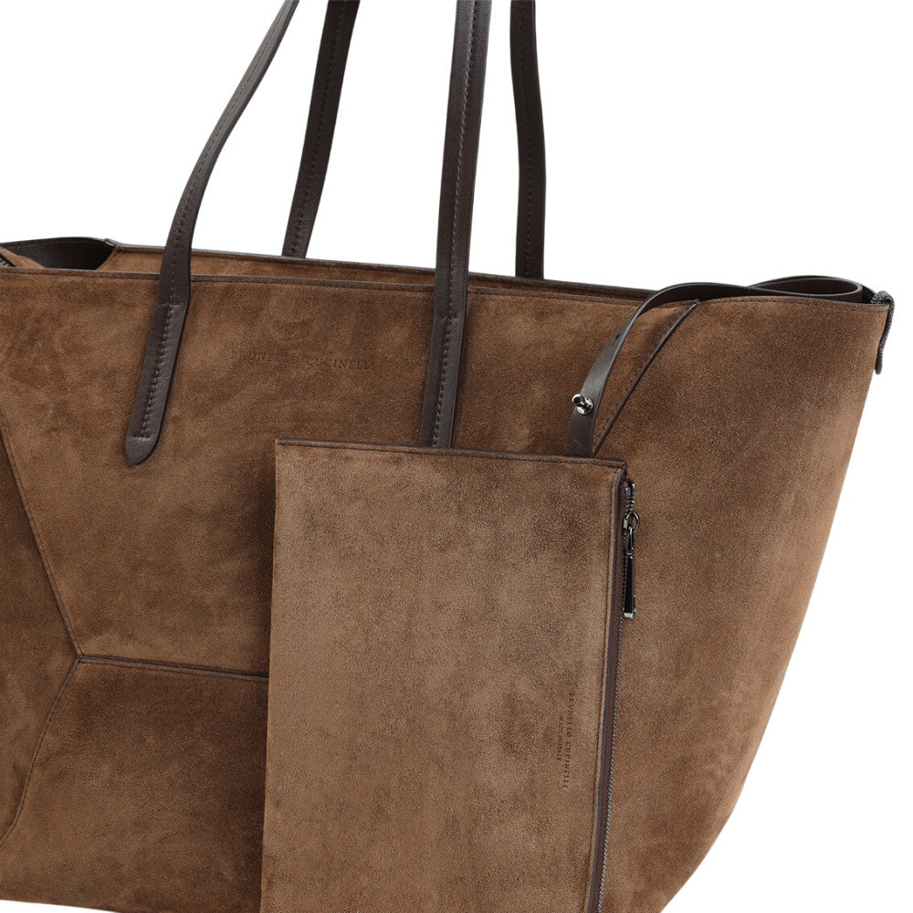 Brown Logo Large Tote 3