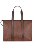 Brown 'Boleto Arnica' Medium Tote Bag 1