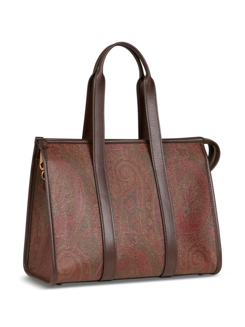 Brown 'Boleto Arnica' Medium Tote Bag 4