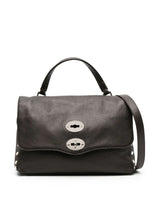 Dark Brown Postina Small Satchel 1