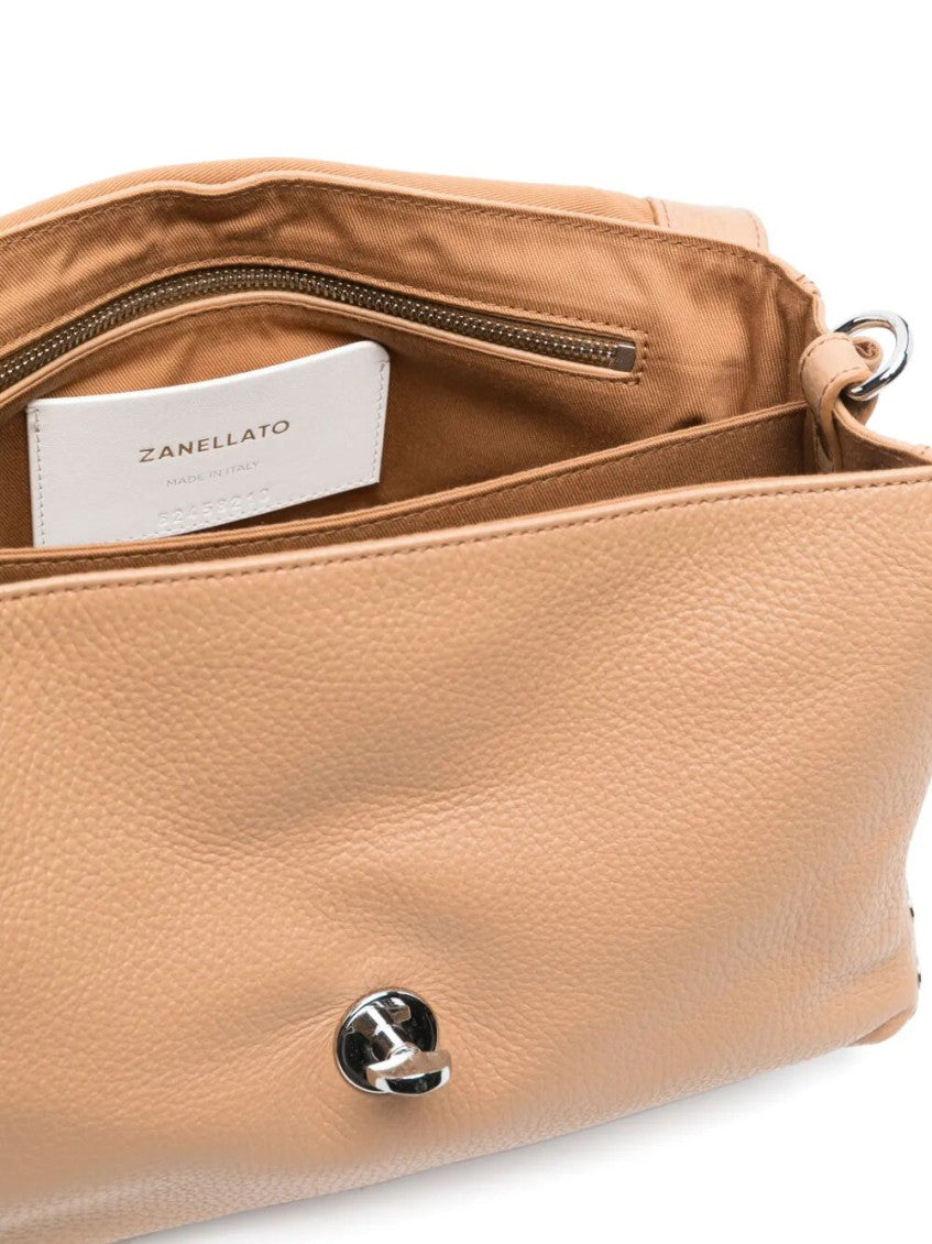 Light Brown Postina Satchel 3