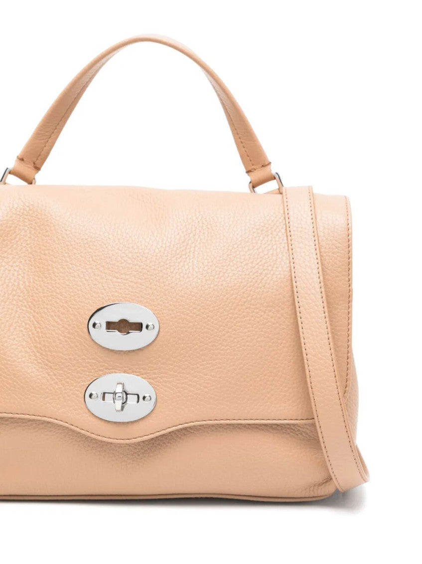 Light Brown Postina Satchel 4