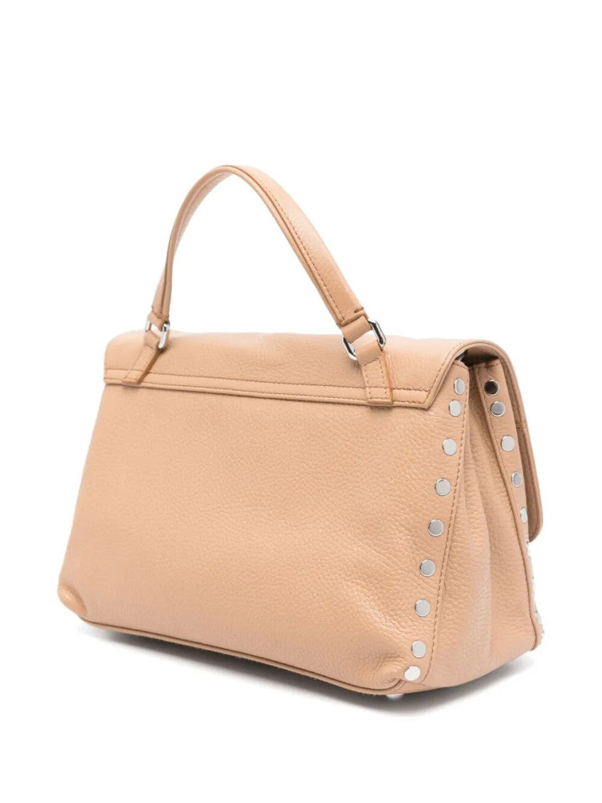 Light Brown Postina Satchel 5