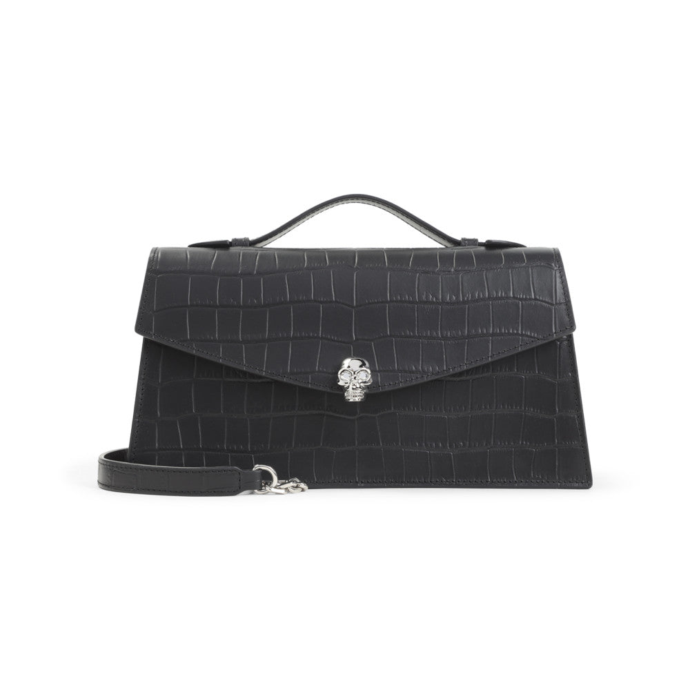 Black Skull Medium Crossbody Bag 1