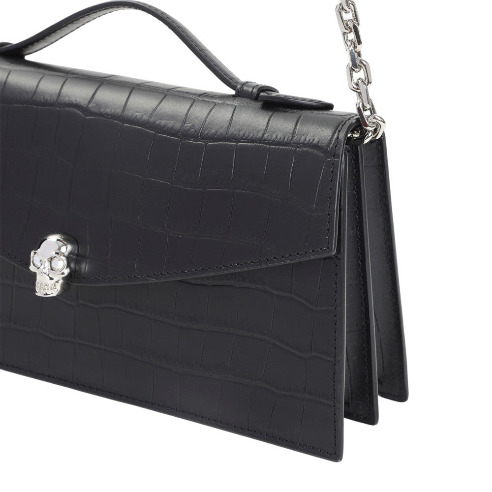 Black Skull Medium Crossbody Bag 3