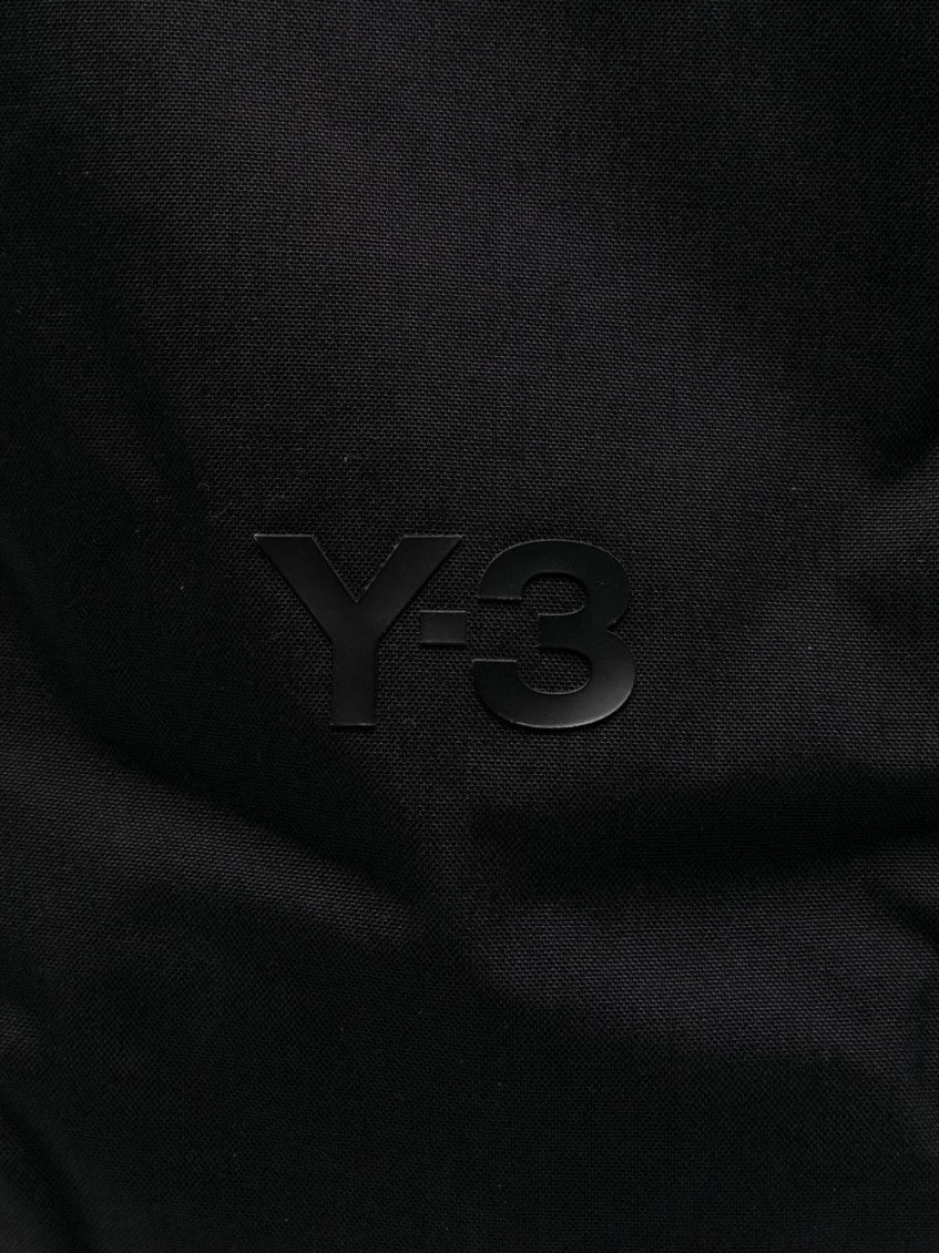 Black Logo Large Backpack 2