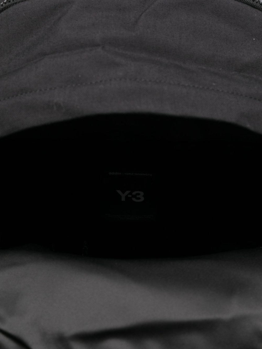 Black Logo Large Backpack 4