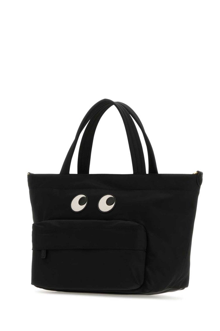 Black Eyes Nylon Mini Tote Bag 2