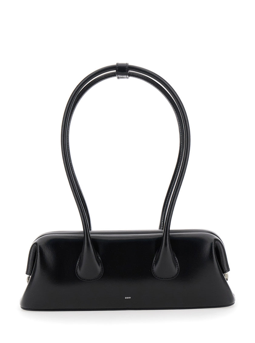 Black Leather shoulder bag 1