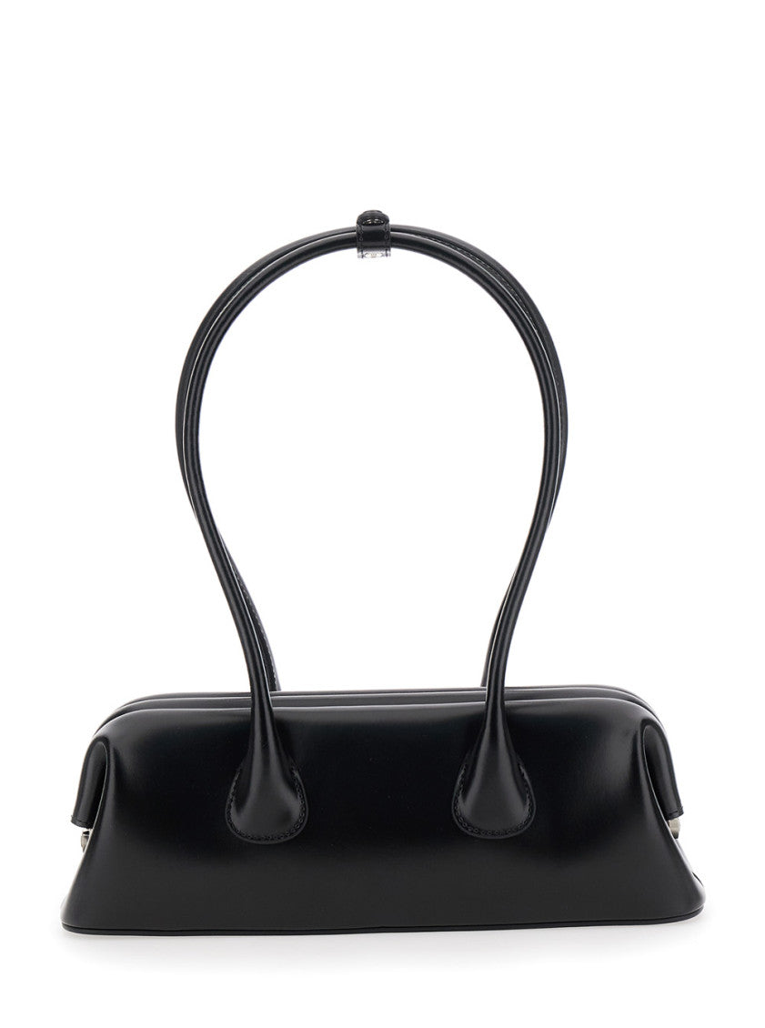Black Leather shoulder bag 2