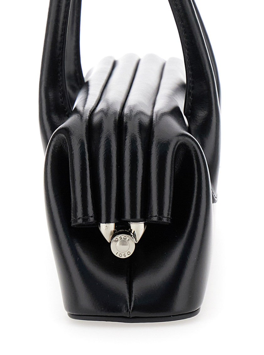 Black Leather shoulder bag 3