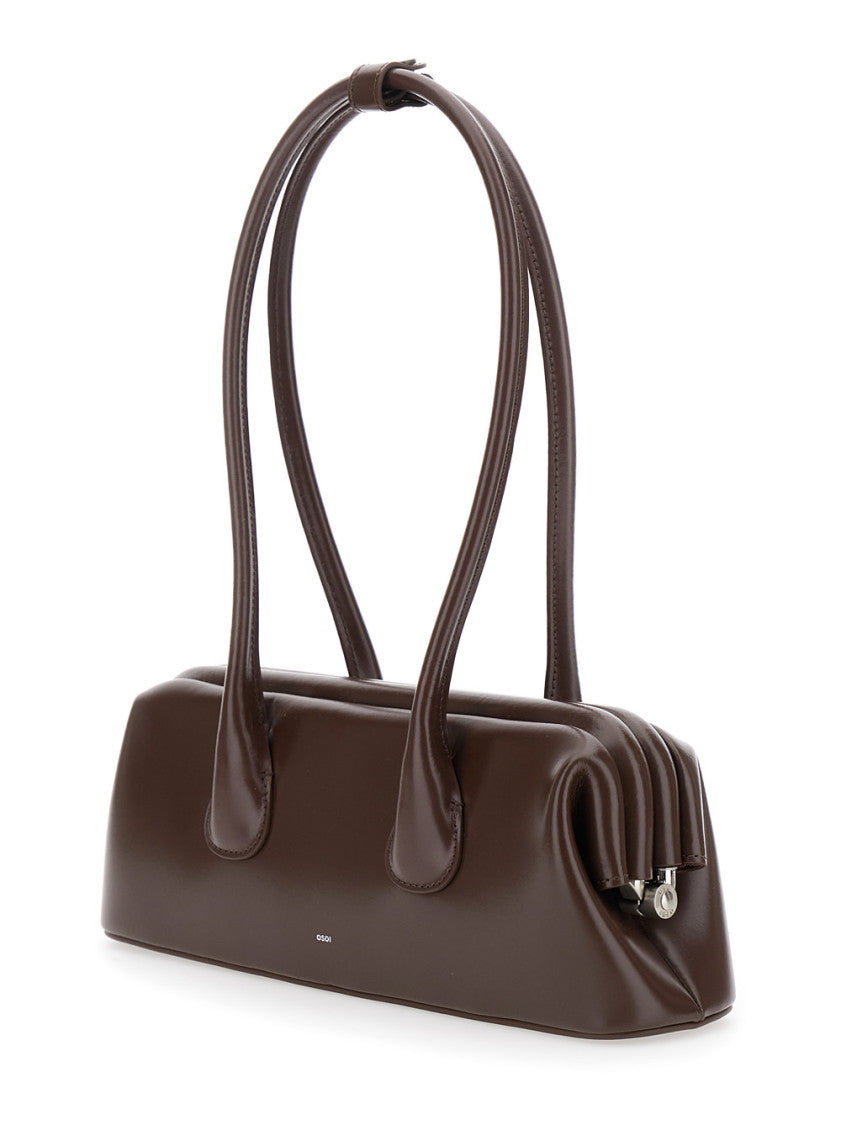 Brown Leather shoulder bag 2
