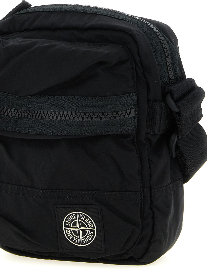 Black Logo Small Crossbody Bag 4
