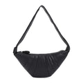 Black Croissant Medium Shoulder Bag 1
